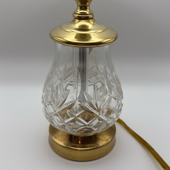 Rare Waterford Lismore Small Table Lamp Discontinued - Picture 4 of 8